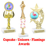 Cupcake - Flamingo - Unicorn